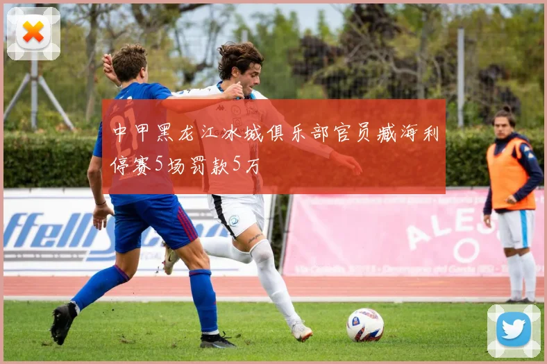中甲黑龙江冰城俱乐部官员臧海利停赛5场罚款5万