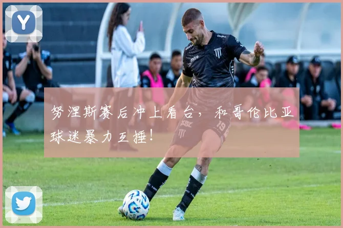 努涅斯赛后冲上看台，和哥伦比亚球迷暴力互捶！